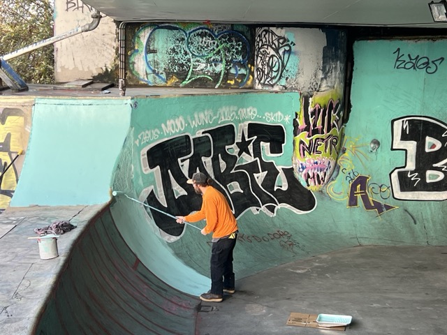 Painting in progress